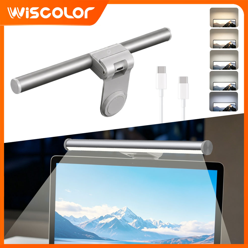 Office Technologies - RGBIC Led Lights Setup Dimmable Monitor