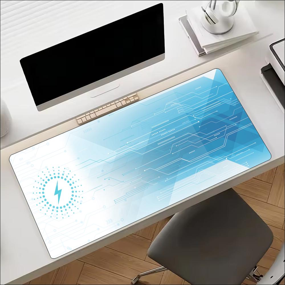 Blue Tech Circuit Gear Pattern - Office Tech Gear review and price