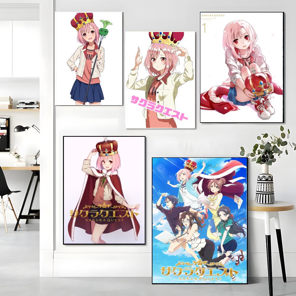 anime S-Sakura Quest-T Poster  - Office Quest review and price