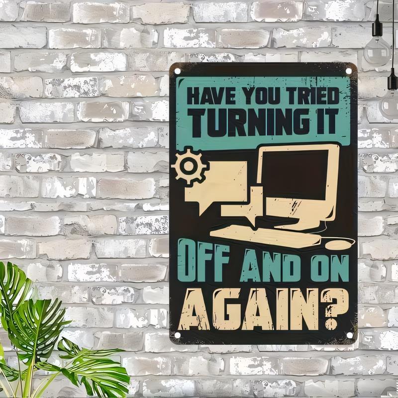 Retro Turn It Off & On Again T - Office Tech Gear review and price