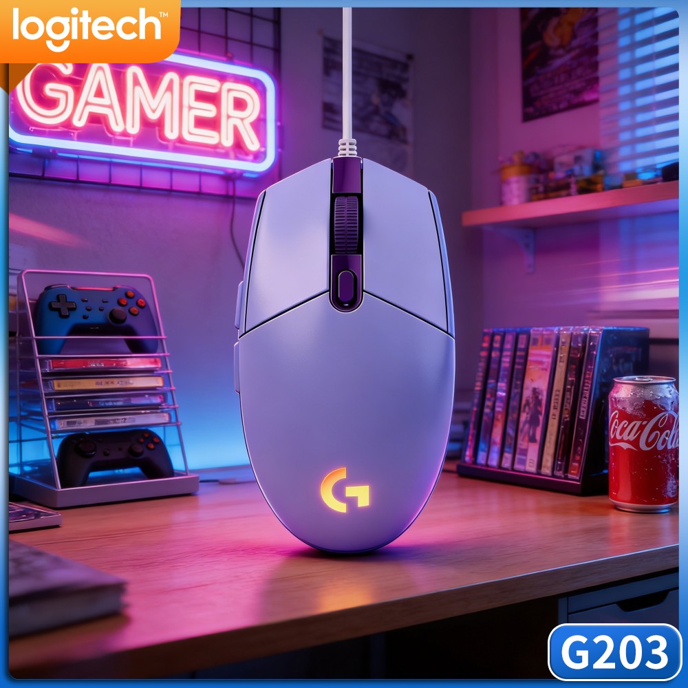 Logitech G203 Wired Gaming Mou - Logitech Mouse G203 review and price