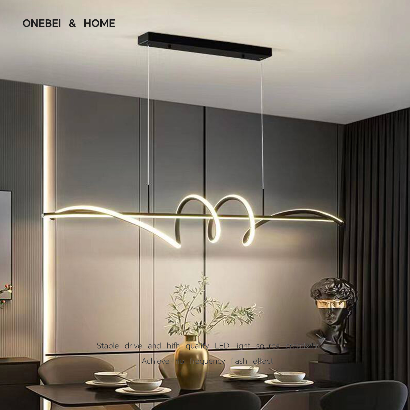 Modern LED Rotating Pendant La - Office Technician review and price