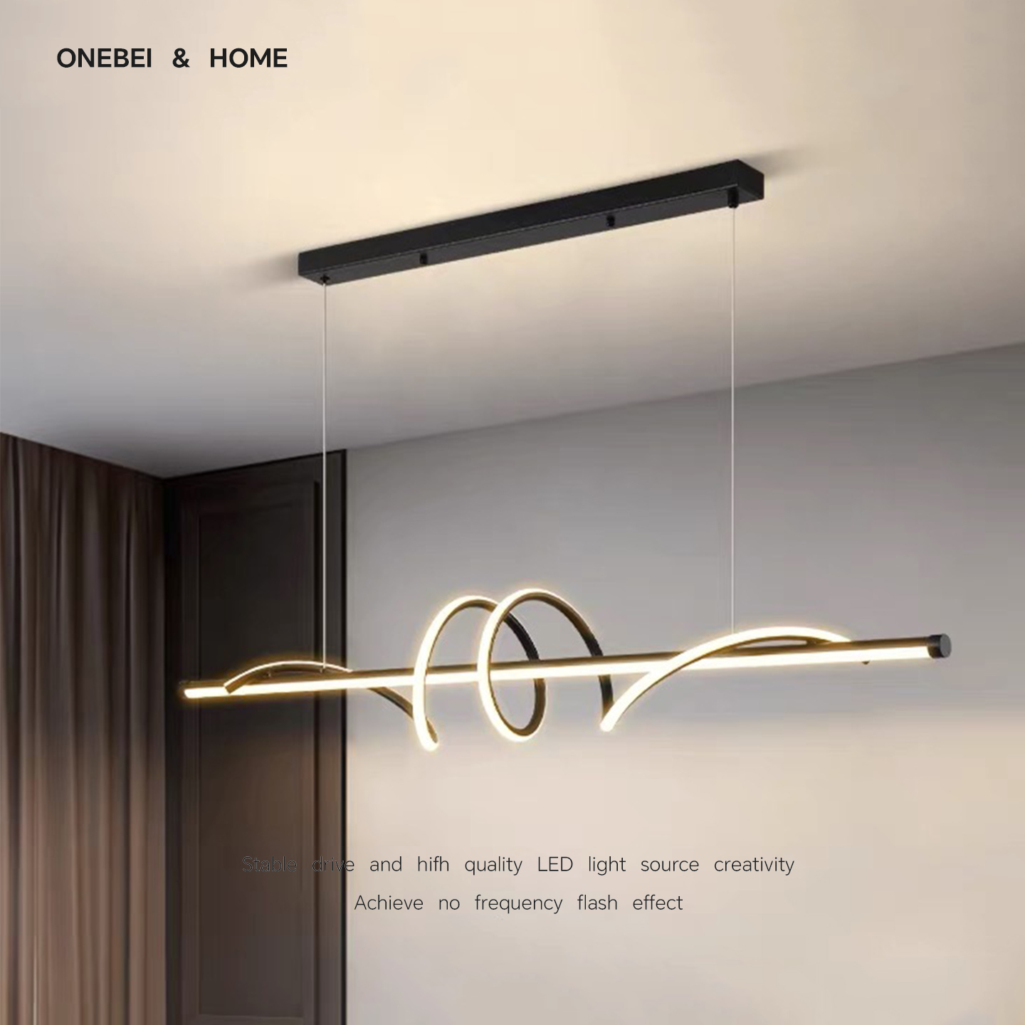 Modern LED Rotating Pendant La - Office Technician review and price
