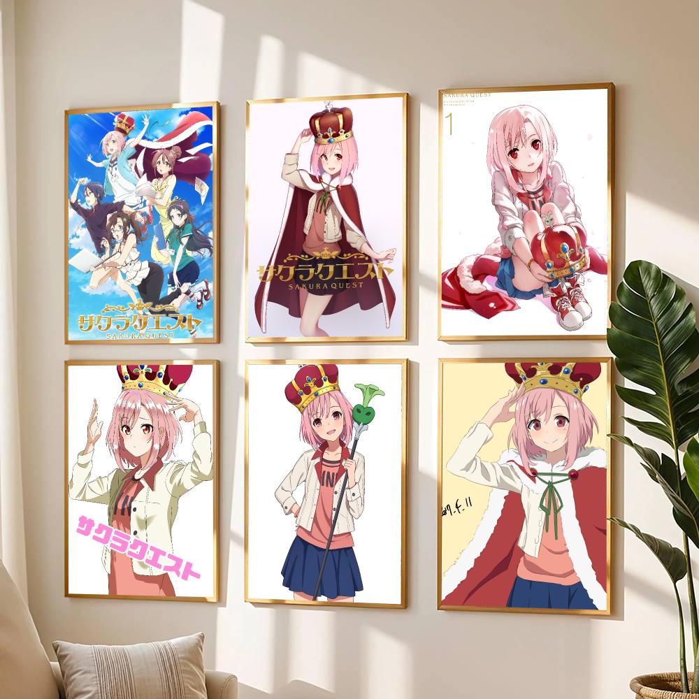 anime S-Sakura Quest-T Poster  - Office Quest review and price