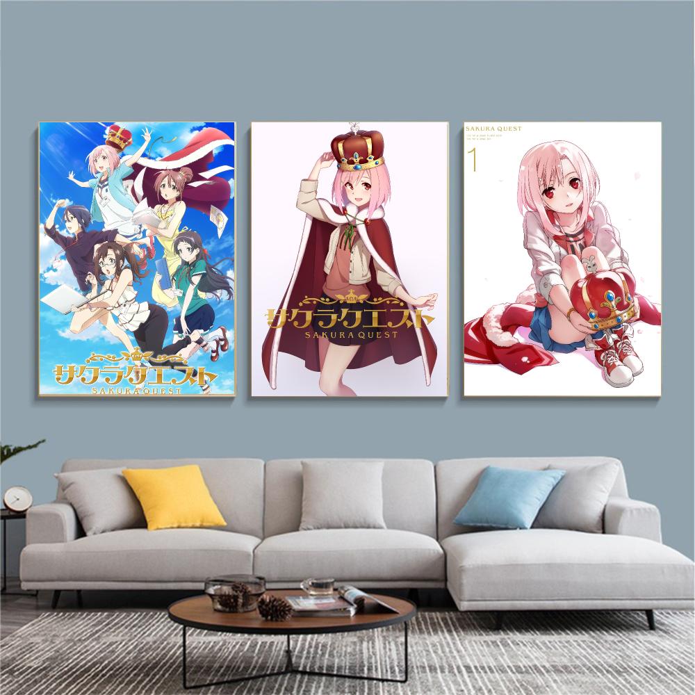 anime S-Sakura Quest-T Poster  - Office Quest review and price