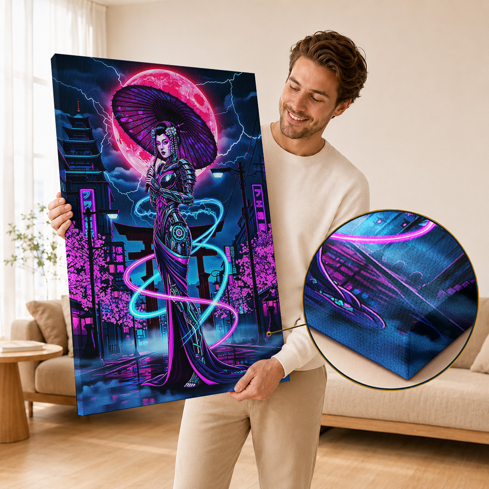 Cyberpunk Canvas Print Poster  - Office Technologies review and price
