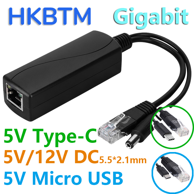 HKBTM Gigabit PoE Splitter for - Power Over Ethernet review and price
